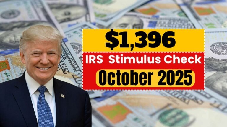 $1390 IRS Stimulus Checks October 2025 – Payment Dates & Eligibility