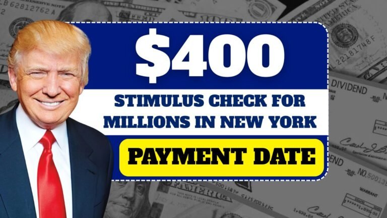 $400 Stimulus Check for Millions in New York
