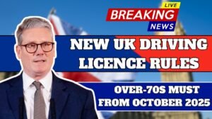 New UK Driving Licence Rules: What Over-70s Must Know from October 2025