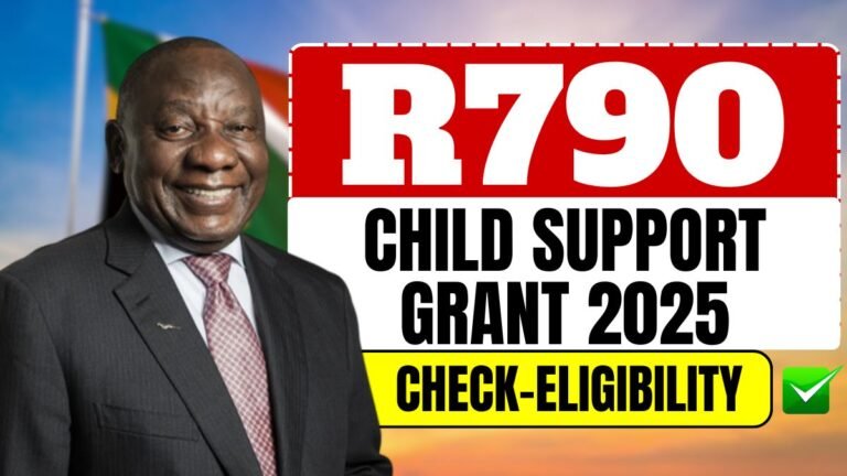 SASSA R790 Child Support Grant 2025 Eligibility and Payment Details in South Africa