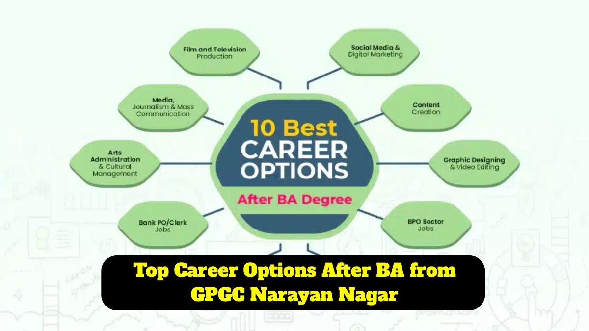 Top Career Options After BA from GPGC Narayan Nagar